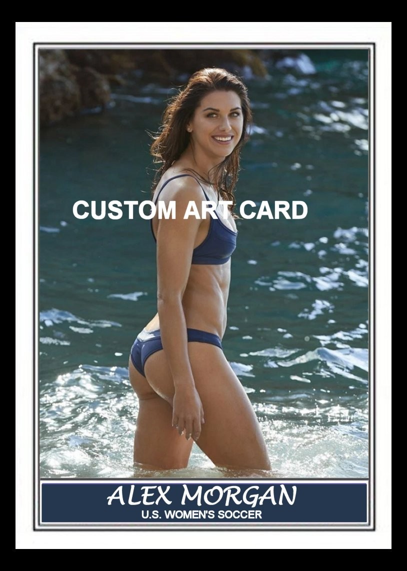 Alex Morgan USA Soccer  Art Card Sexy NEW