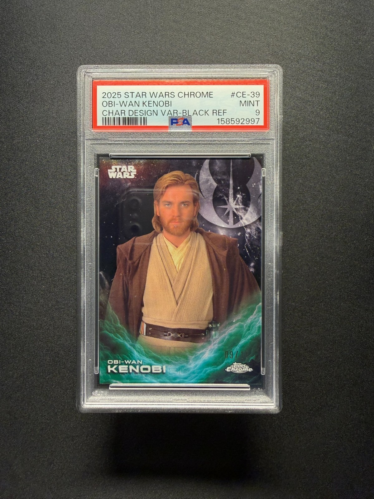 2025 Star Wars Topps Chrome Obi-Wan Kenobi Variation Black /10 #CE-39