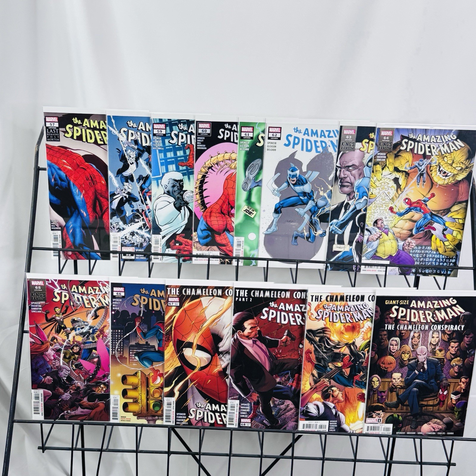 Amazing Spider-Man 57-69 Giant Size Chameleon Conspiracy Lot Key 1st New Costume