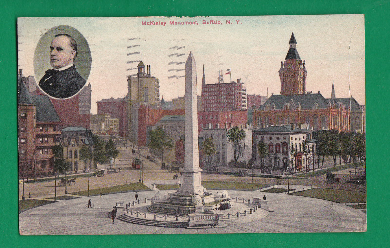 NEW YORK –  BUFFALO, MCKINLEY MONUMENT POSTCARD 2487