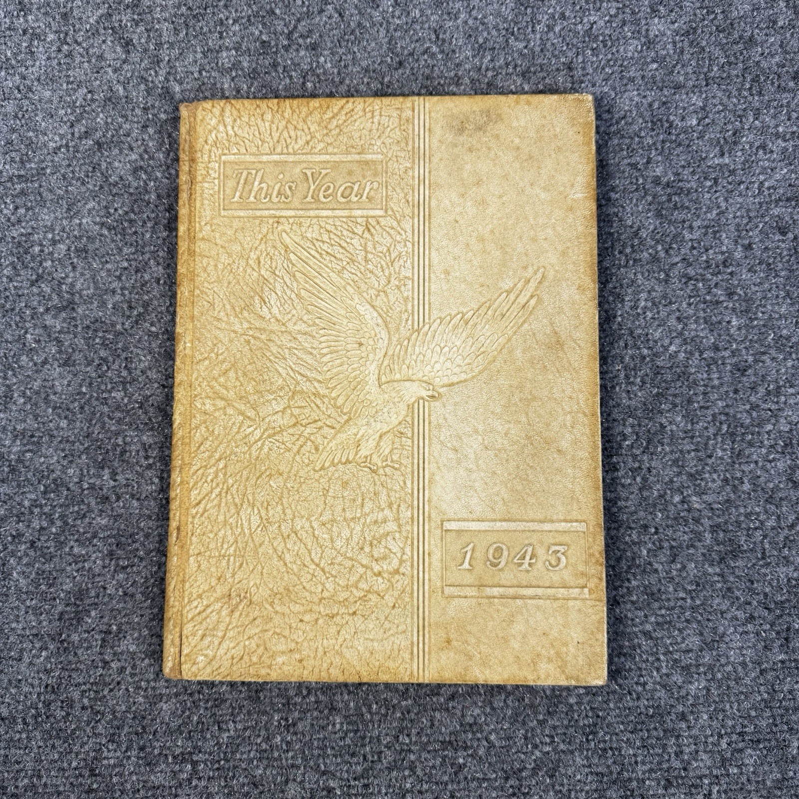 1943 Deep River High School Yearbook Connecticut CT Journalism Club WWII Era