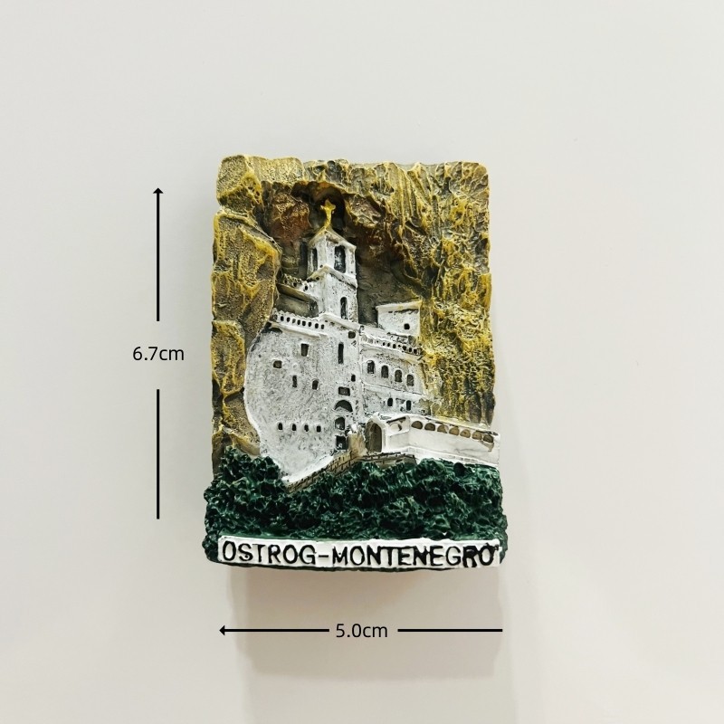 Montenegro Kotor Budva Sveti Stefan Travel Souvenir Fridge Magnet