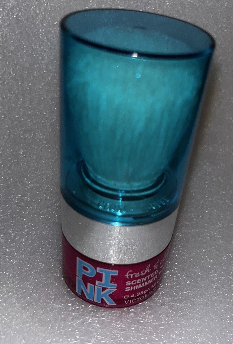VICTORIA SECRET PINK FRESH & CLEAN SCENTED SHIMMER POWDER 4.25g / .15 oz