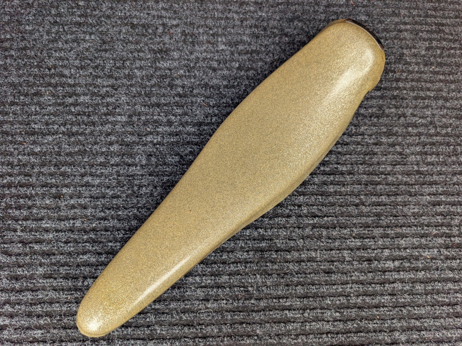 SCHWINN STINGRAY SEAT  1966 ORIGINAL SILVER GLITTER SMOOTHIE * VINTAGE