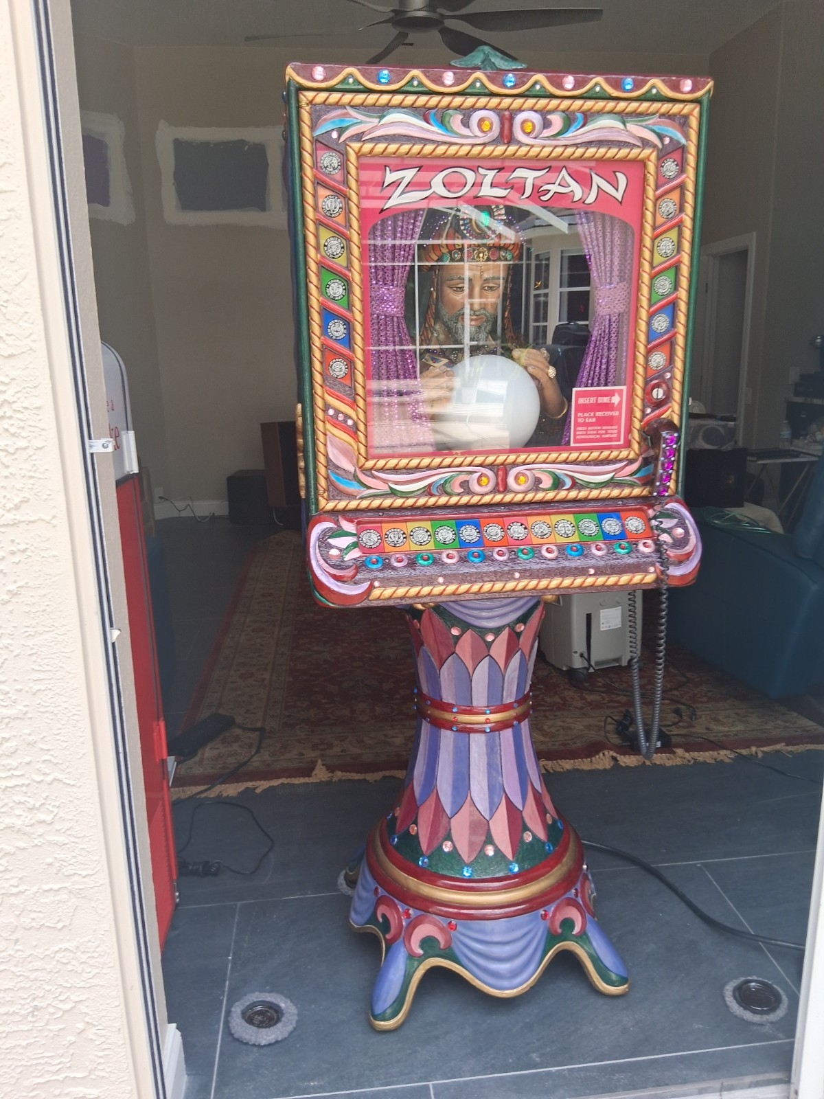 ZOLTAN Fortune Telling Machine RARE Fully Restored Hand Painted Talking Audio