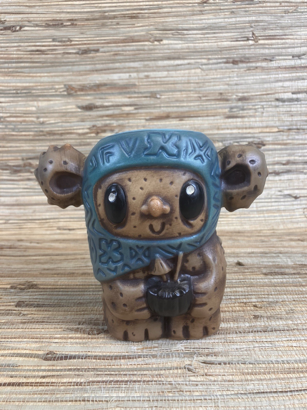 Enchanted Yum Grub Tiki Mug Tiki Tony Tikiland Trading Blue 5.5