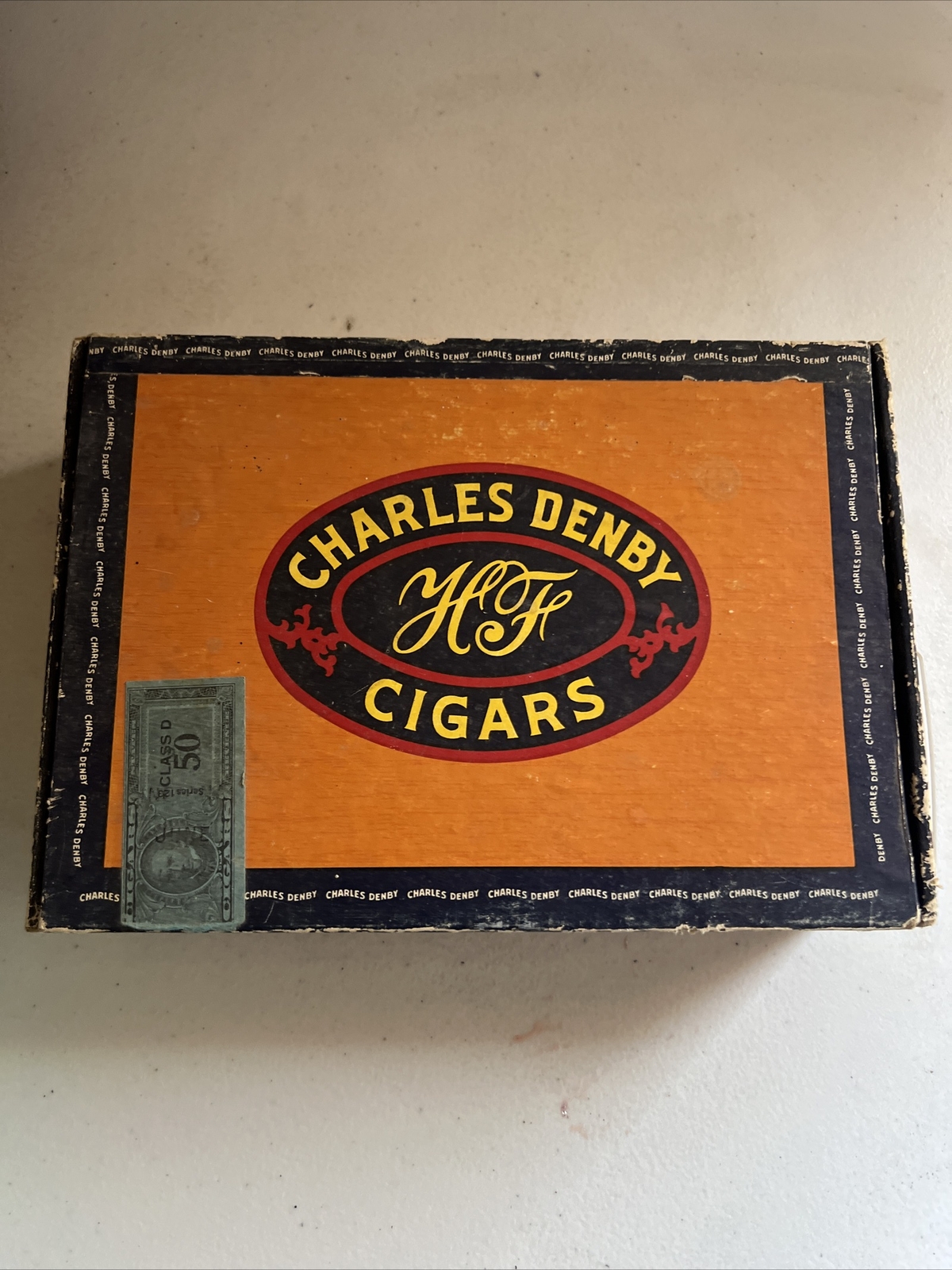Charles Denby Cigar Box Vintage