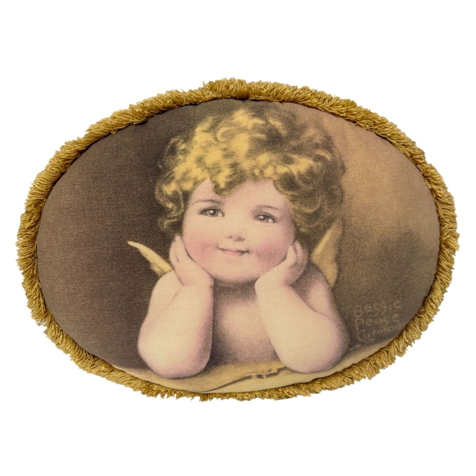 Vintage Angel Pillow Bessie Pease Gutmann Victorian Cherub Home Works 16\
