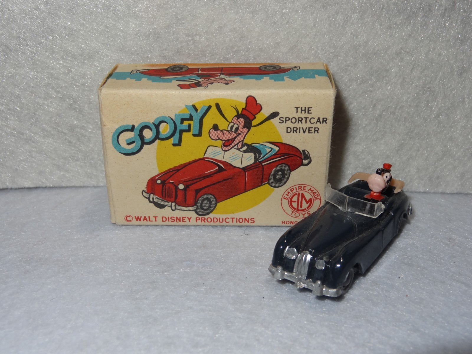 Vintage Disney Goofy Box & Car \