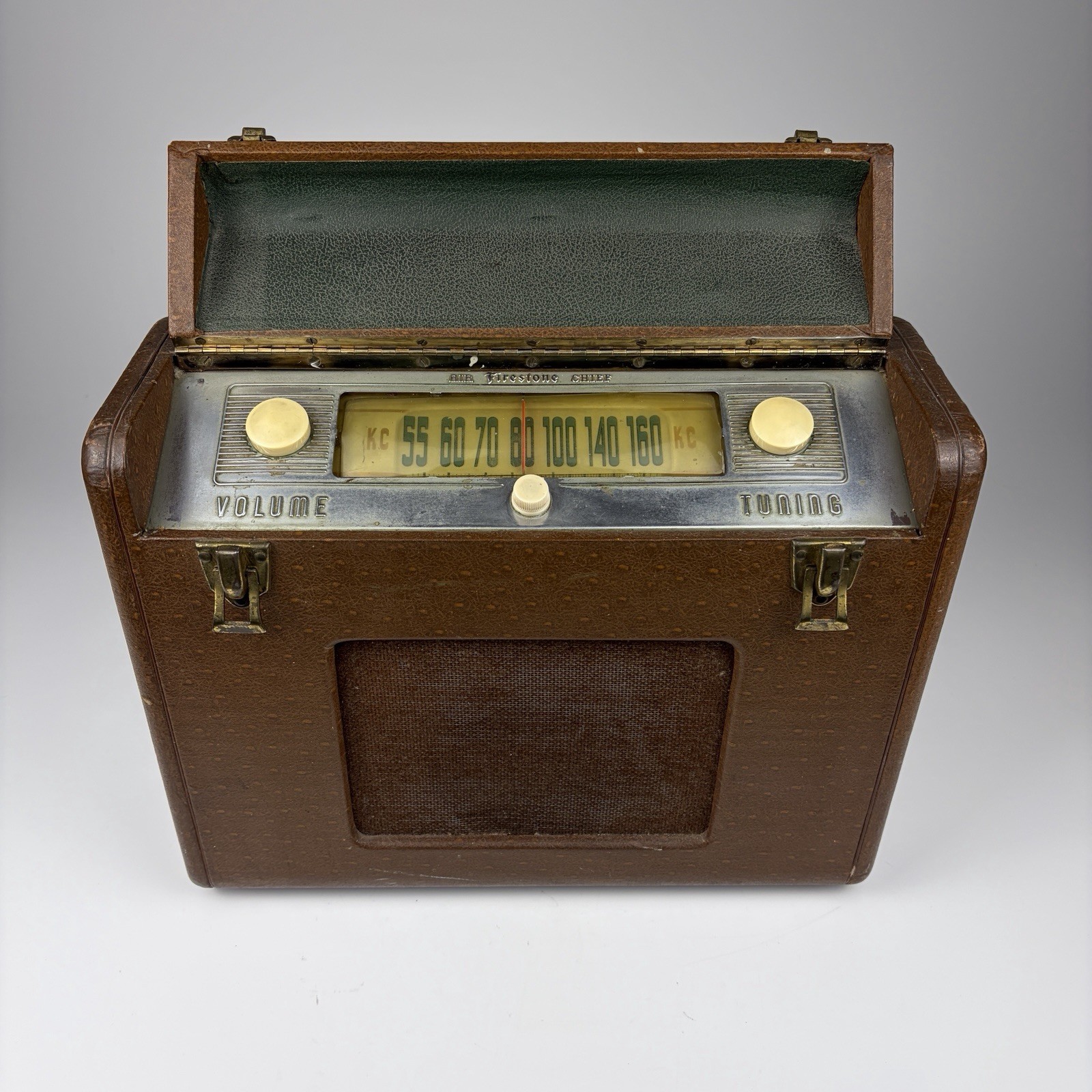 Rare Antique/Vintage 1940s Air Chief Firestone Tube Radio Model# 4-C-6 Untested
