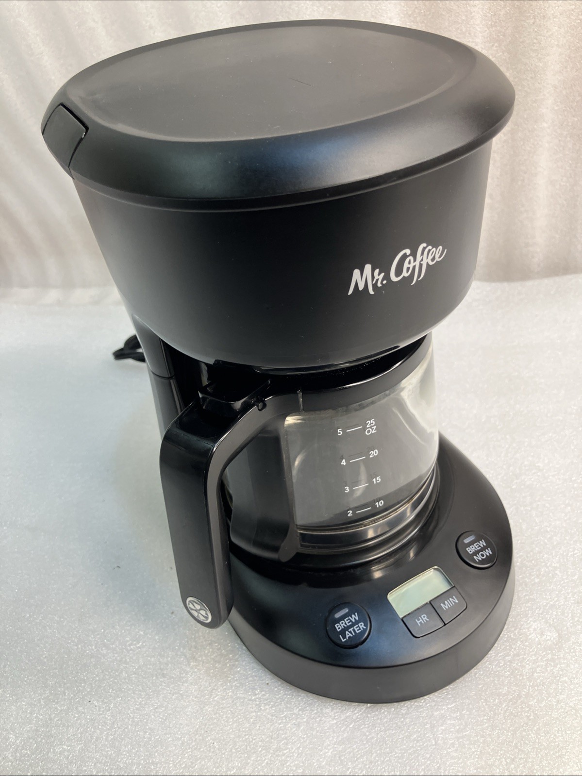 Mr Coffee BVMC PC05BL1,- 5 Cup Glass Carafe Programmable Coffee Maker, Black