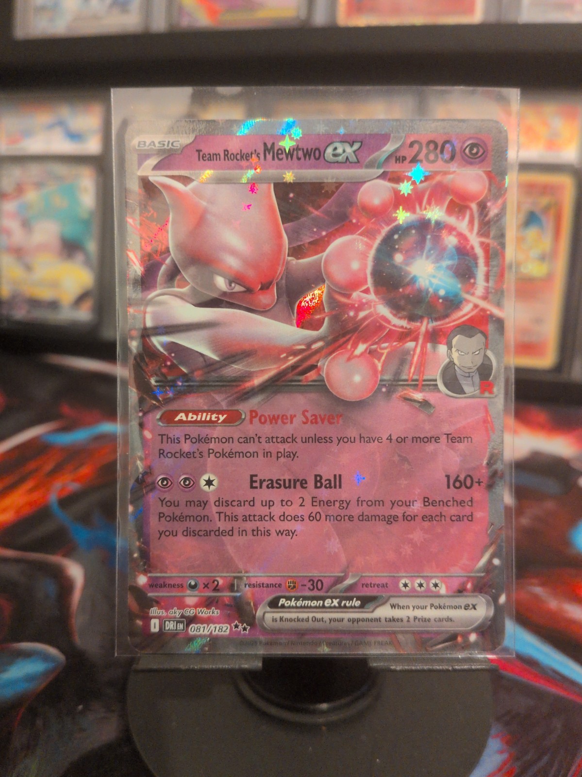 Team Rocket's Mewtwo ex 079/217 Ultra Rare - Ascended Heroes - Pokemon TCG - NM