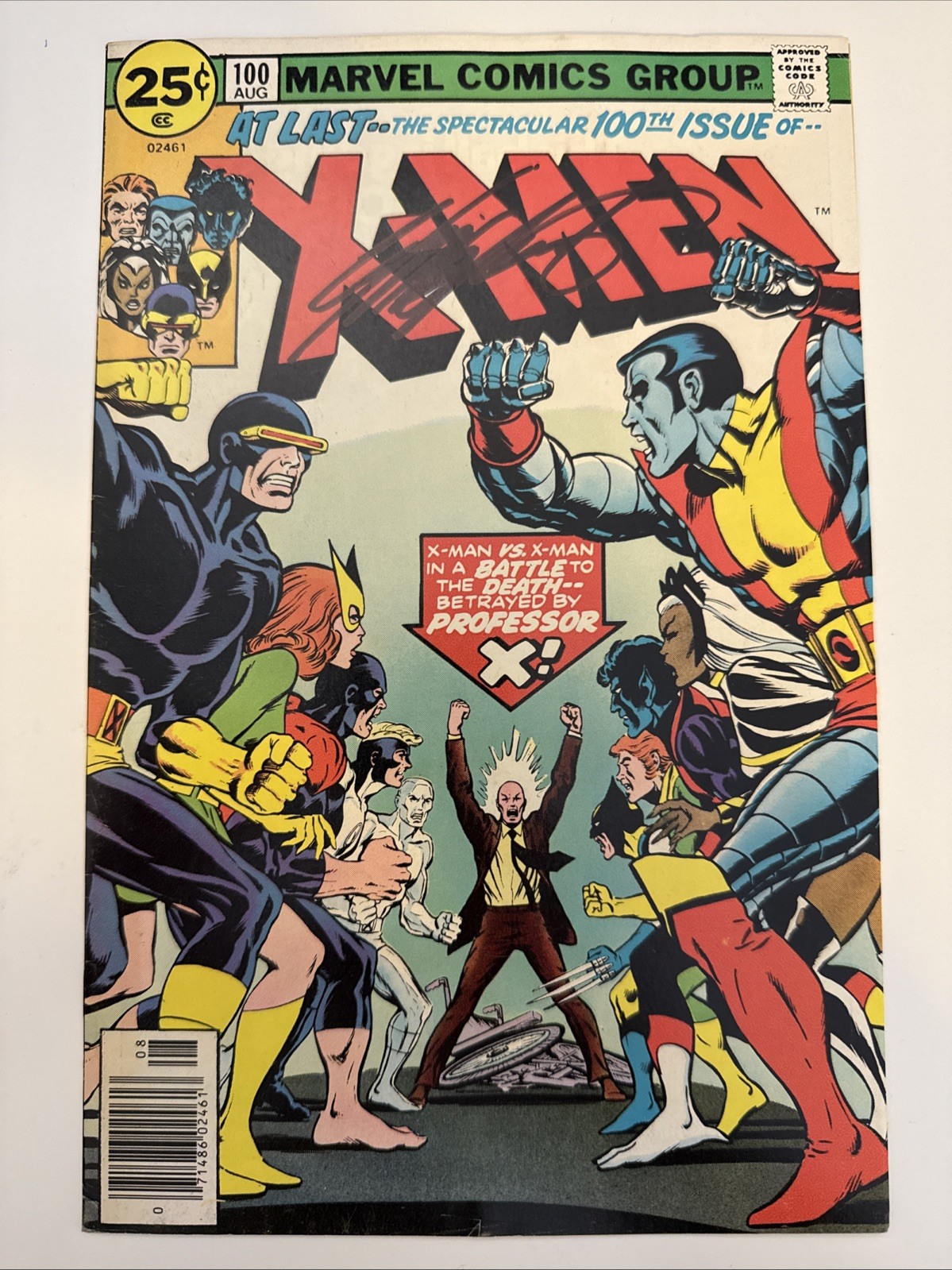 The X-Men #100 (Marvel 1976) 🔑 KEY ISSUE 🔥 SIGNED CLAREMONT 🔥HIGH GRADE