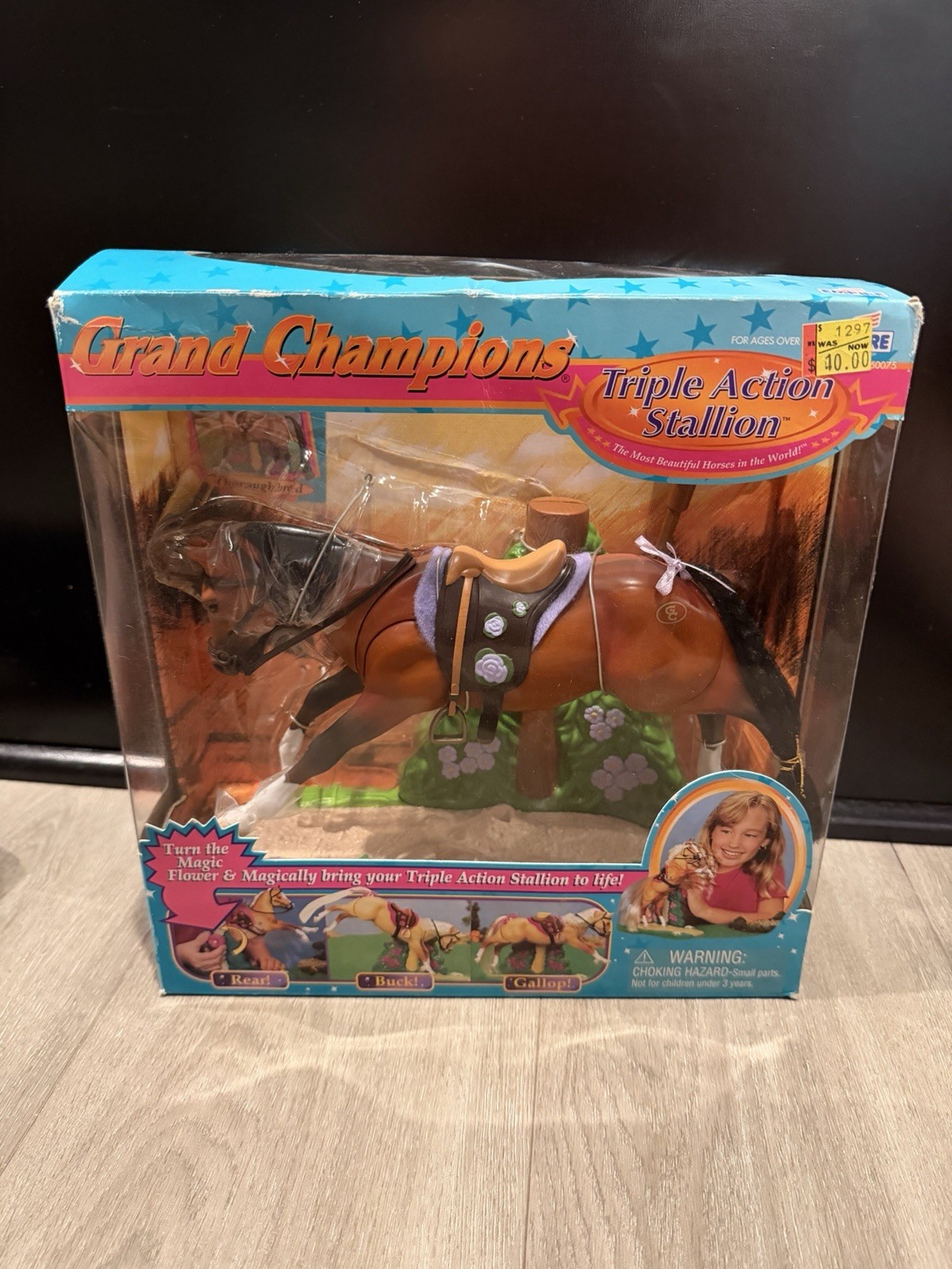 Empire Grand Champions Triple Action Stallion Collectible Horse Brown(Read Desc)