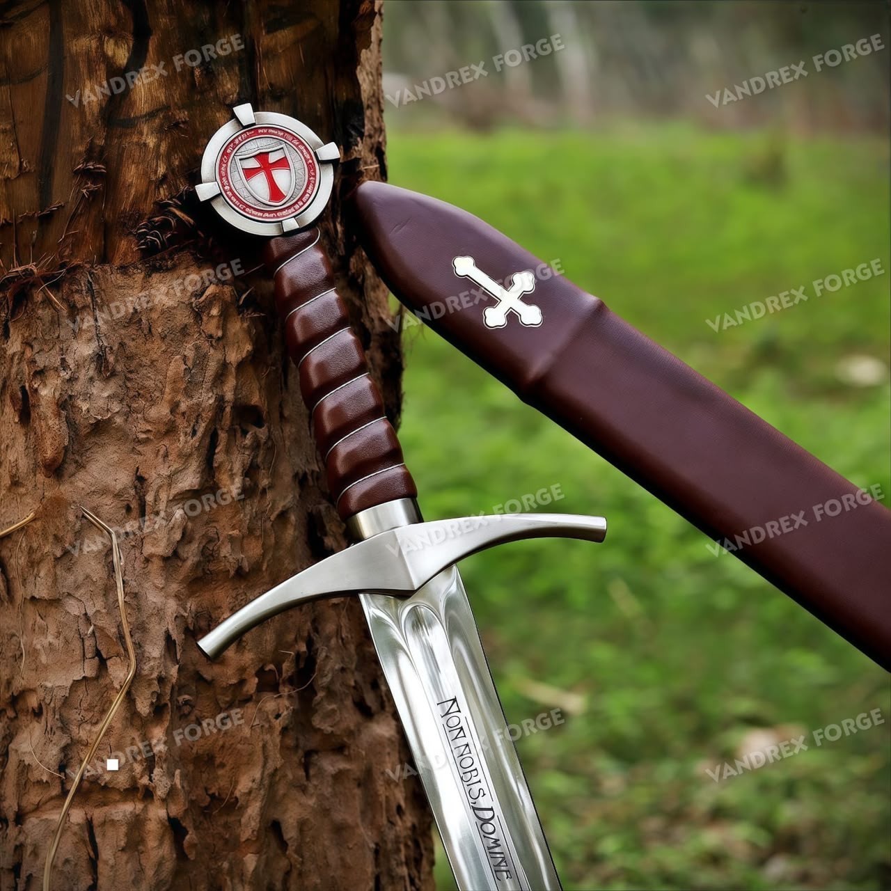 The Accolade Sword of Knights Templar Handmade Collectible Sword Wall Décor gift