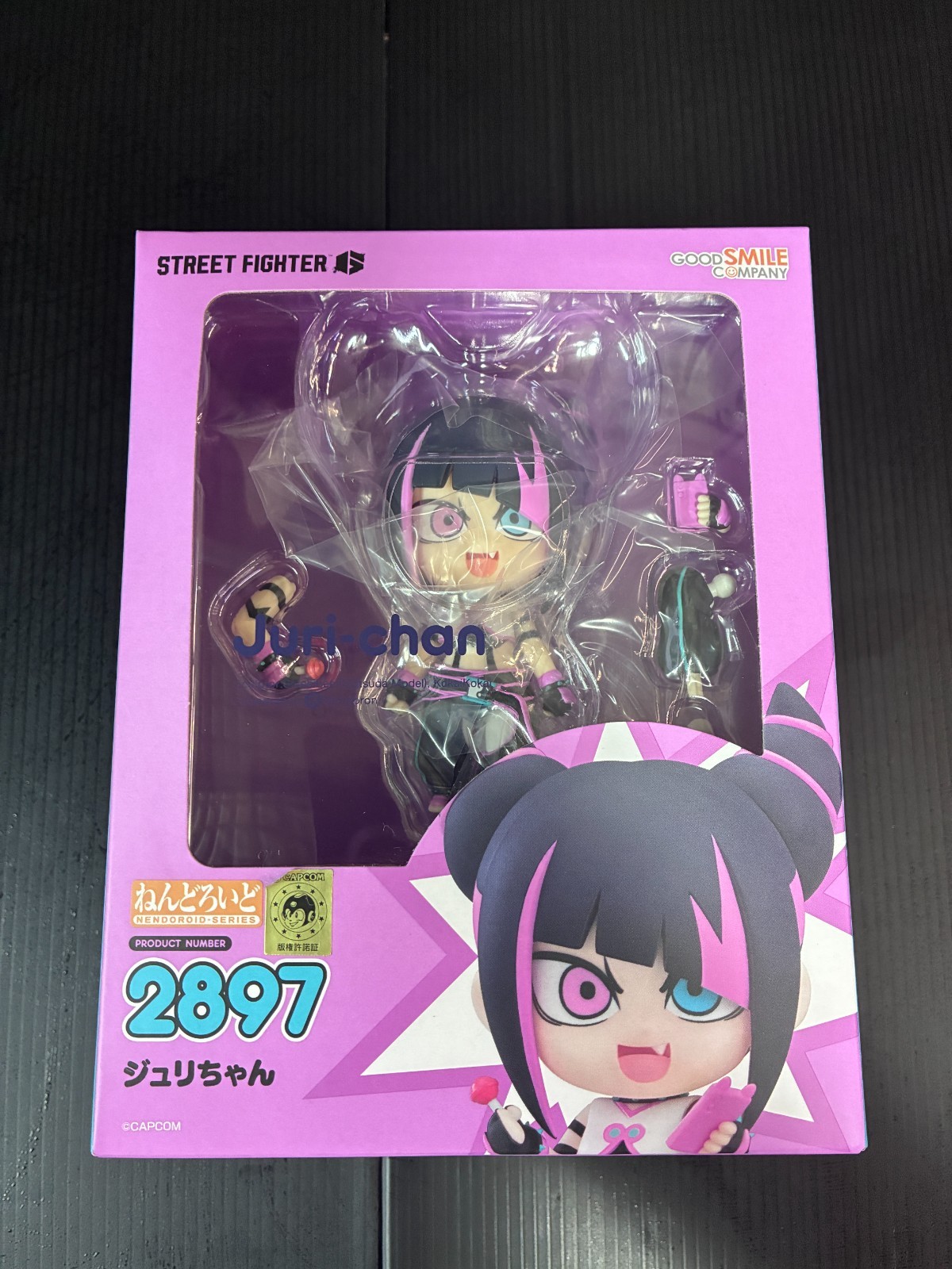 Nendoroid 2897 Ganbare Juri-chan Street Fighter 6 Good Smile Figure NEW Sealed