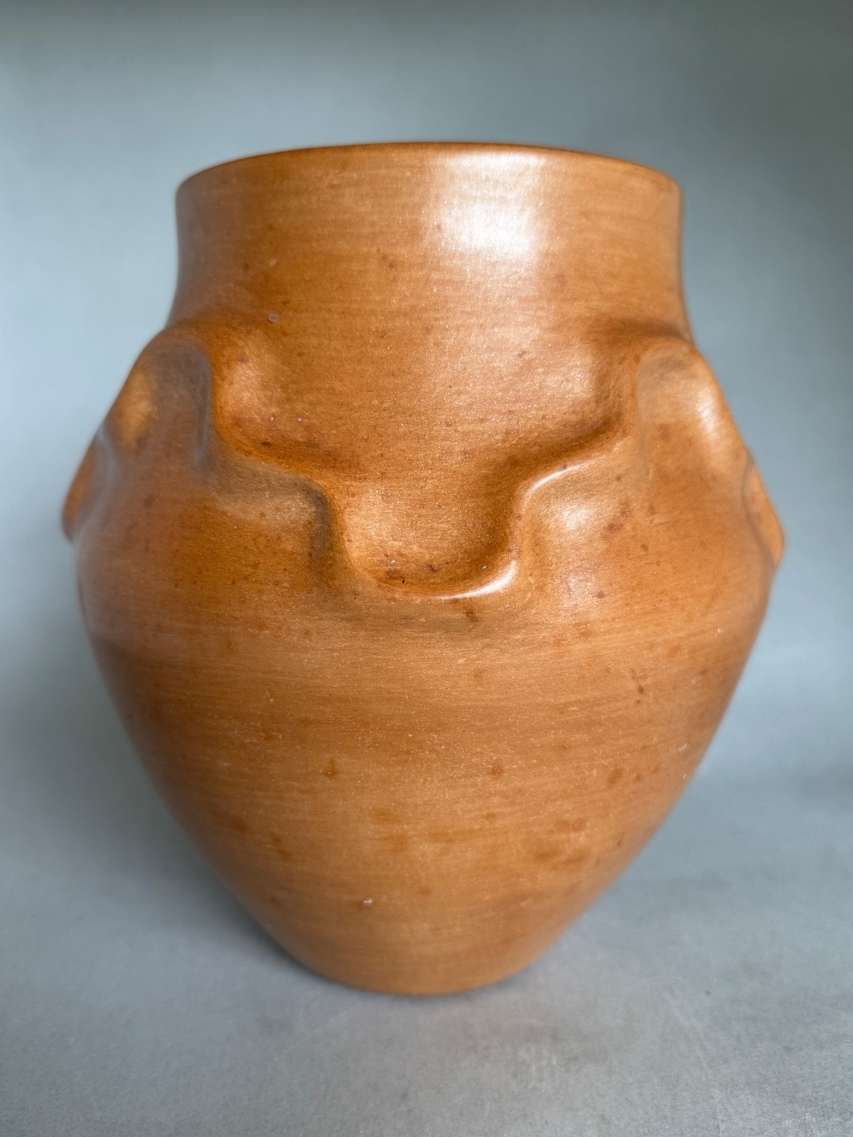 Rare Myrtle Cata B. 1953  San Juan Pueblo Olla Pot  7 3/4