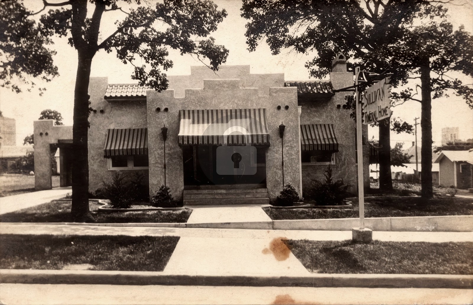 Sullivan Funeral Home Bristow Oklahoma OK c1930 RPPC Photo Postcard COPY