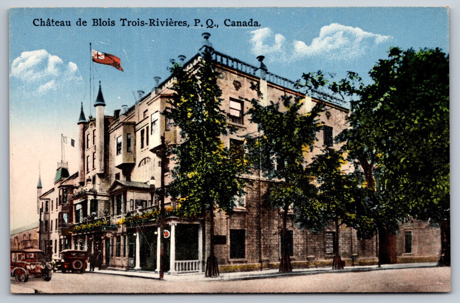 Postcard Chateau de Blois, Trois-Rivieres, P.Q. Canada, AE9