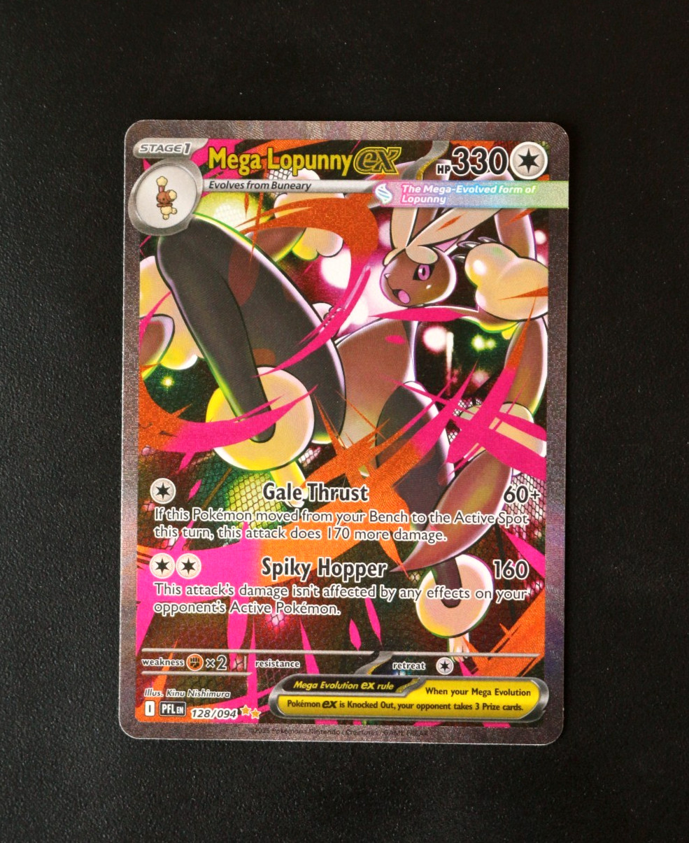 Pokémon Card TCG - Mega Lopunny EX 128/094 - Phantasmal Flames - SIR - NM ⭐