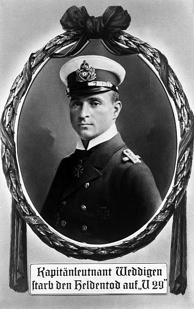 Otto WEDDIGEN 15.09.1882 naval officer U boat commander lieutenant- Old Photo
