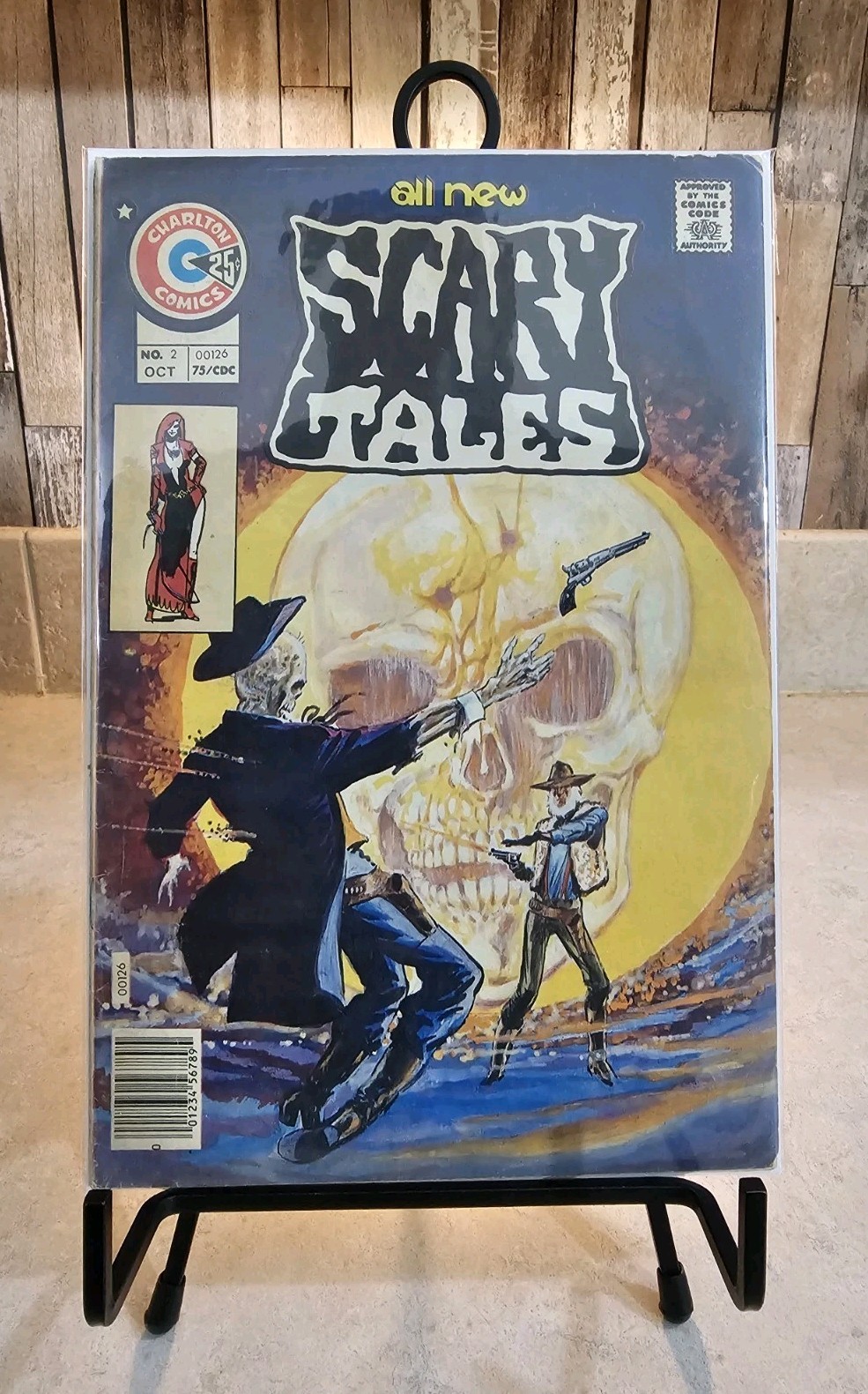 Scary Tales #2 (Charlton October 1975) Iconic Tom Sutton Cover Art