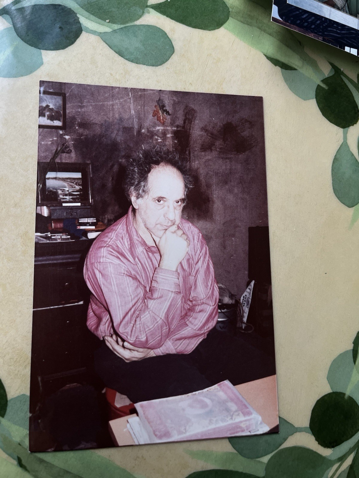 Rare Color Photo ROBERT FRANK photographer by Allen Ginsberg or Brian Graham 80s