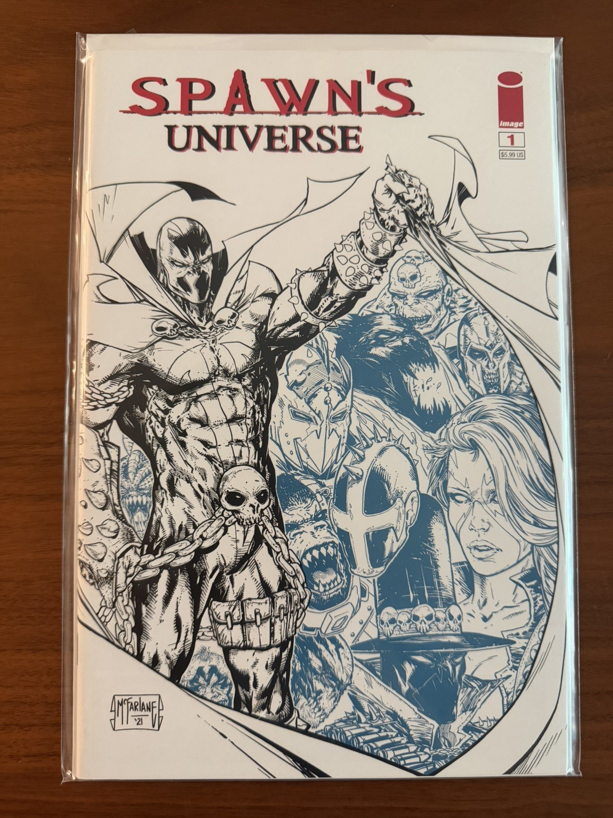 Spawn's Universe #1 Todd McFarlane 2nd Print variant Cover NM Image Comics