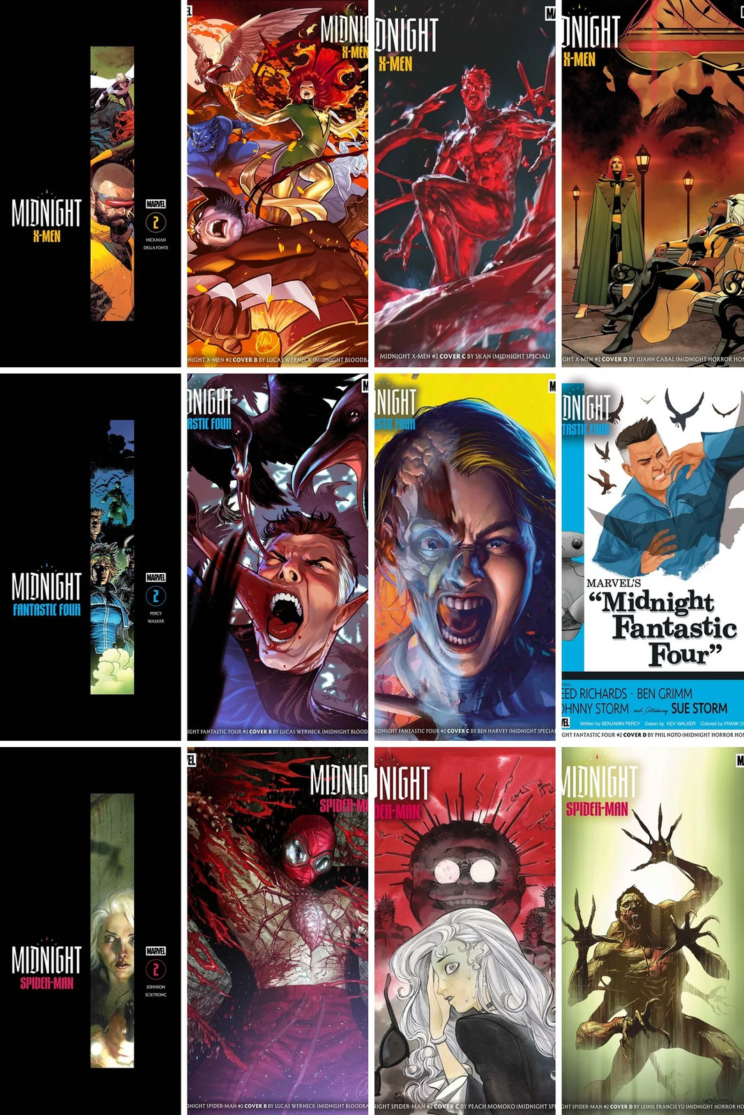 Marvel Midnight Universe #2 12-Cover Bundle & Ultimate Cover Bundle 30% Off PREO