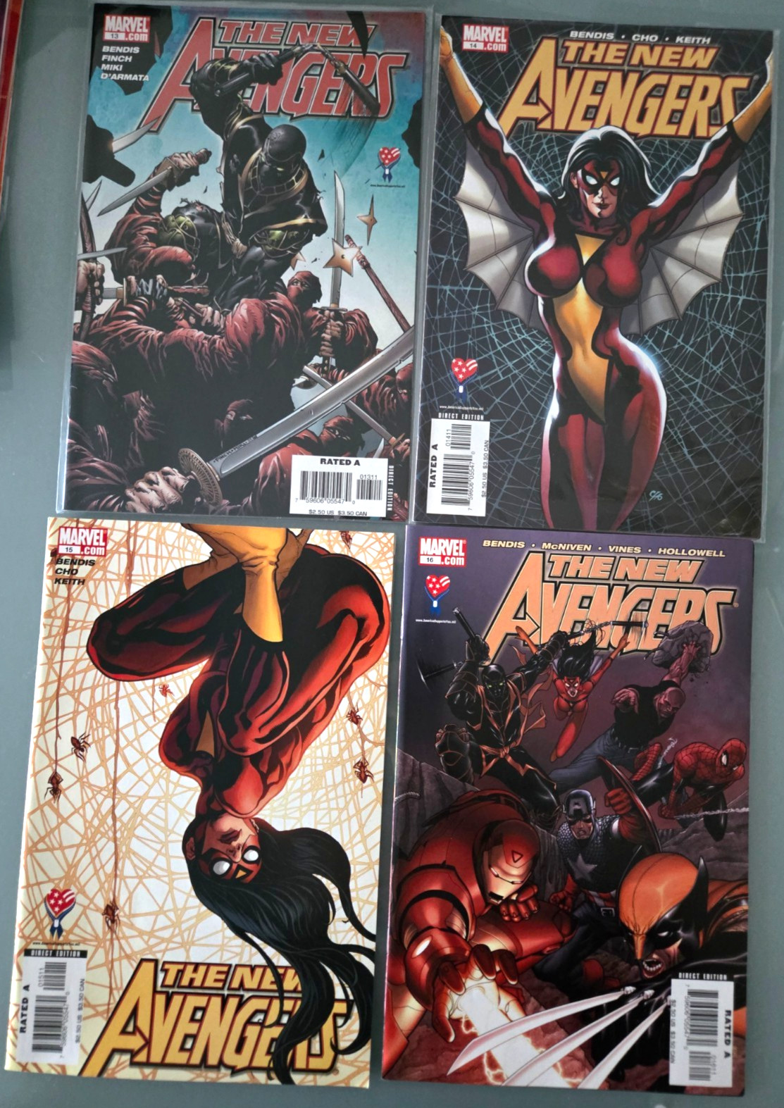 THE NEW AVENGERS #1-64 (2005) MARVEL COMICS FULL SERIES 1ST RONIN MARIA HILL