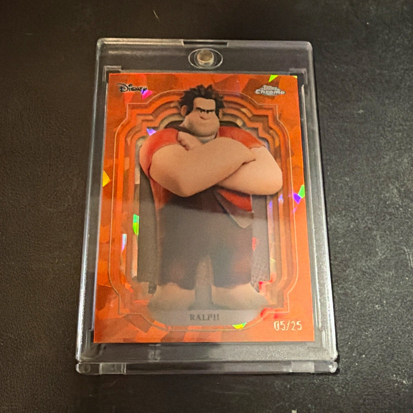 Topps 2024 Topps Chrome Disney 100 Ralph #147 Orange Parallel 05/25