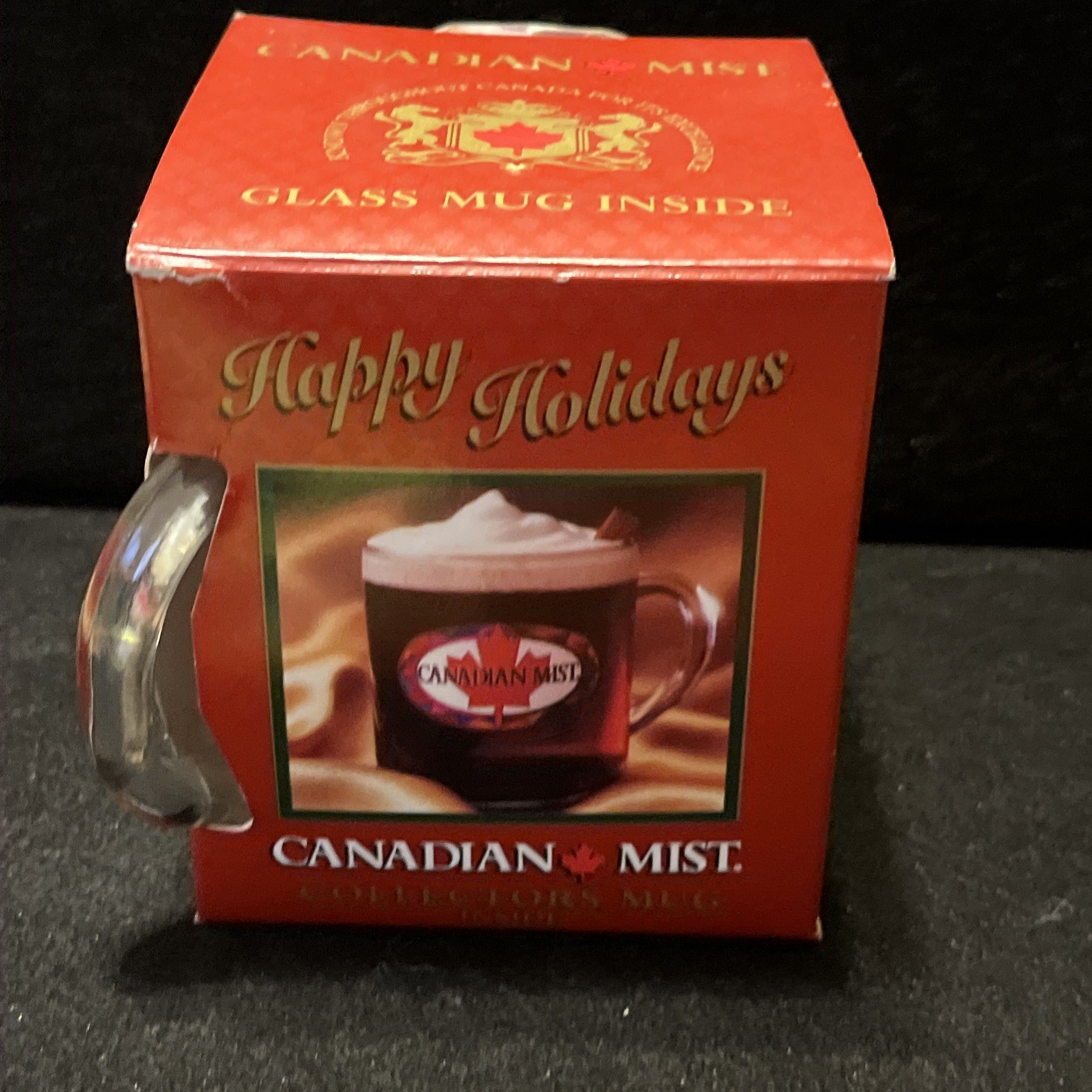 Vintage Canadian Mist 1996  Happy Holidays Collector's 8 Oz. Mug  NIB