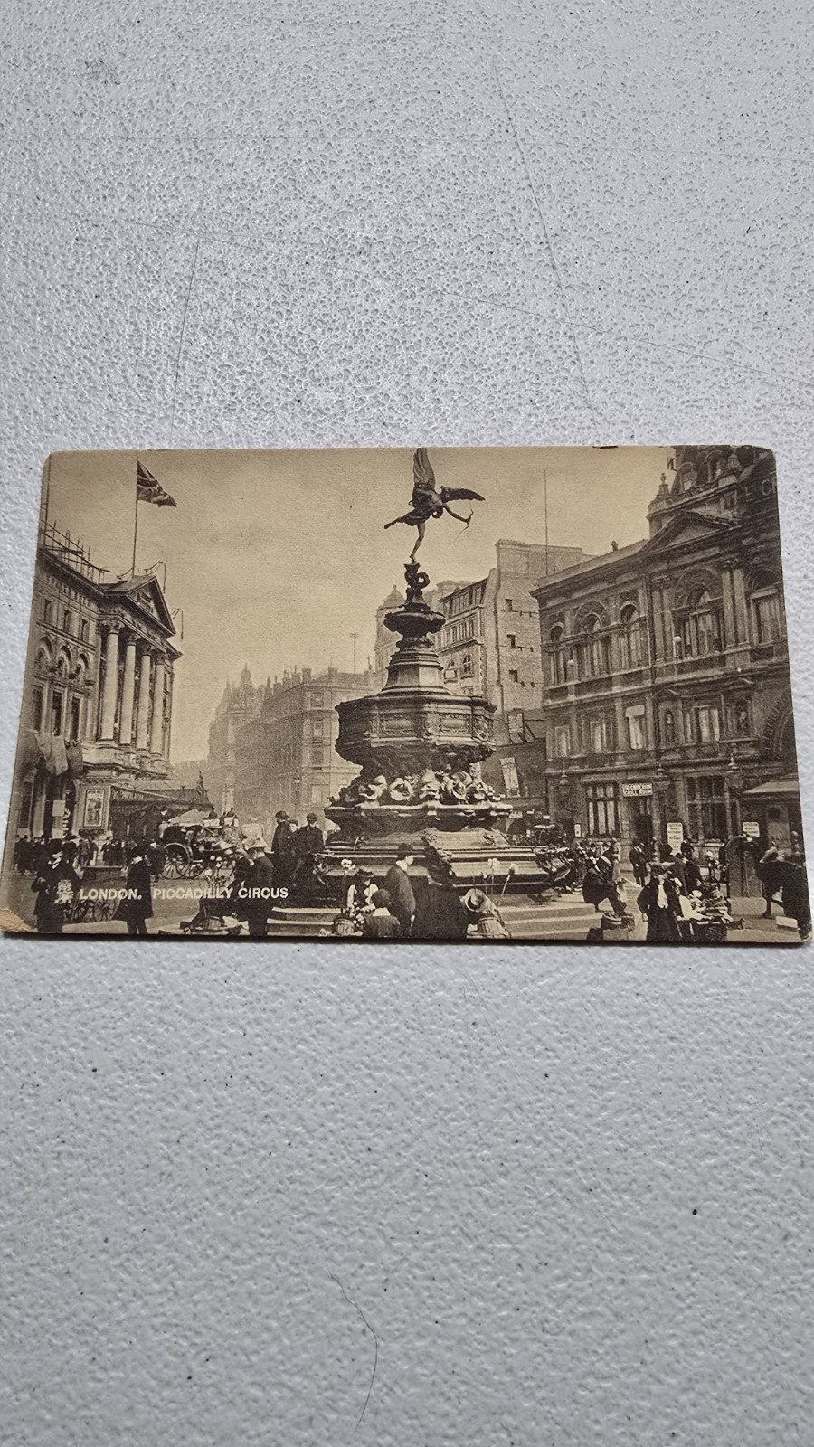 Vintage Postcard London Piccadilly Circus
