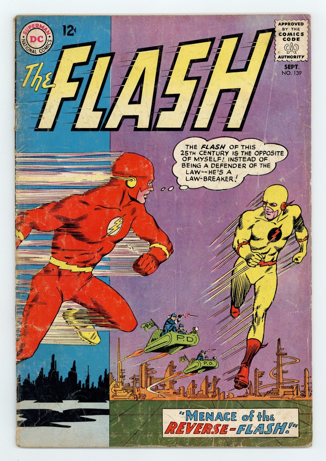 Flash #139 GD 2.0 1963 1st app. Reverse Flash