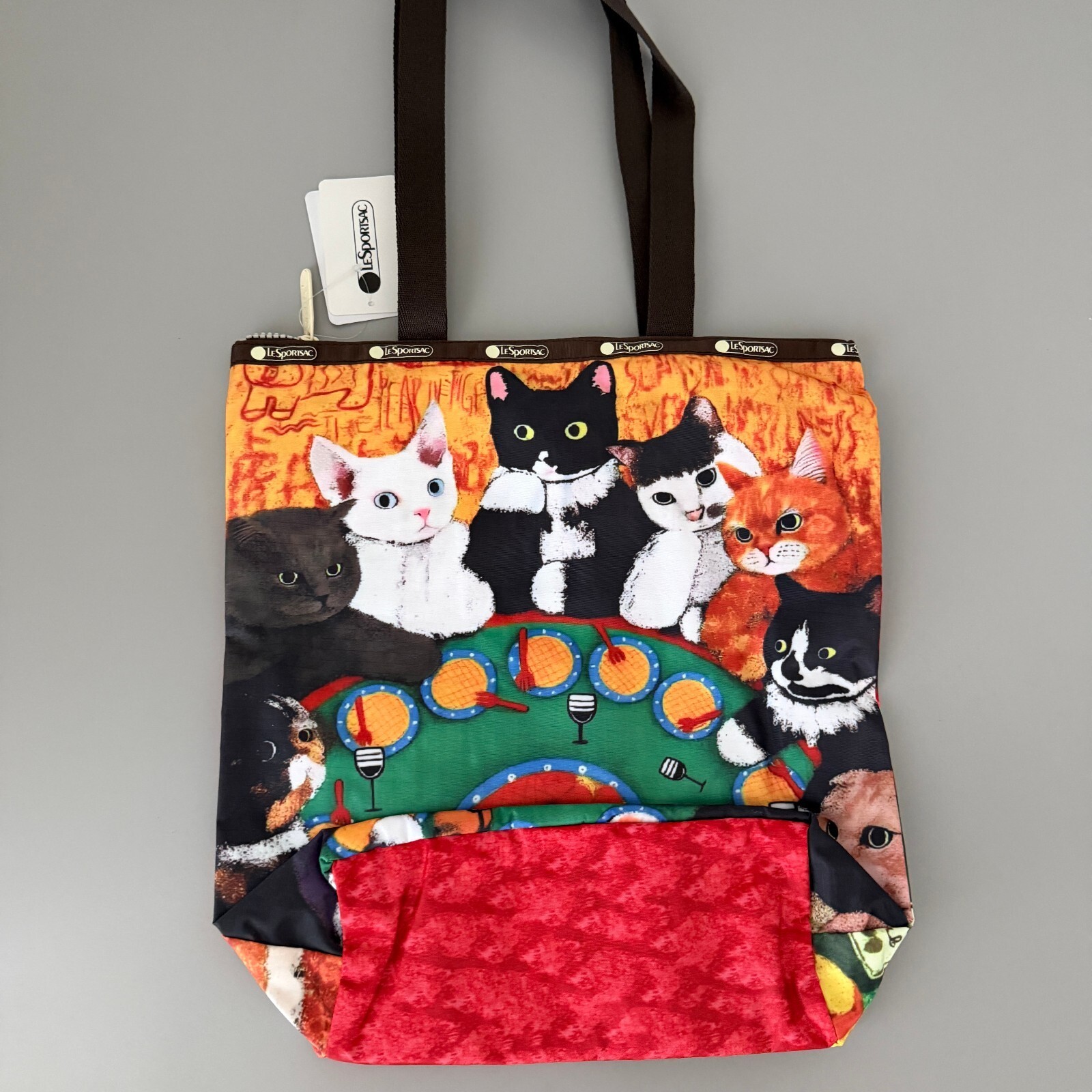 Lesportsac NewNew Cat Zipper Daily Tote NWT