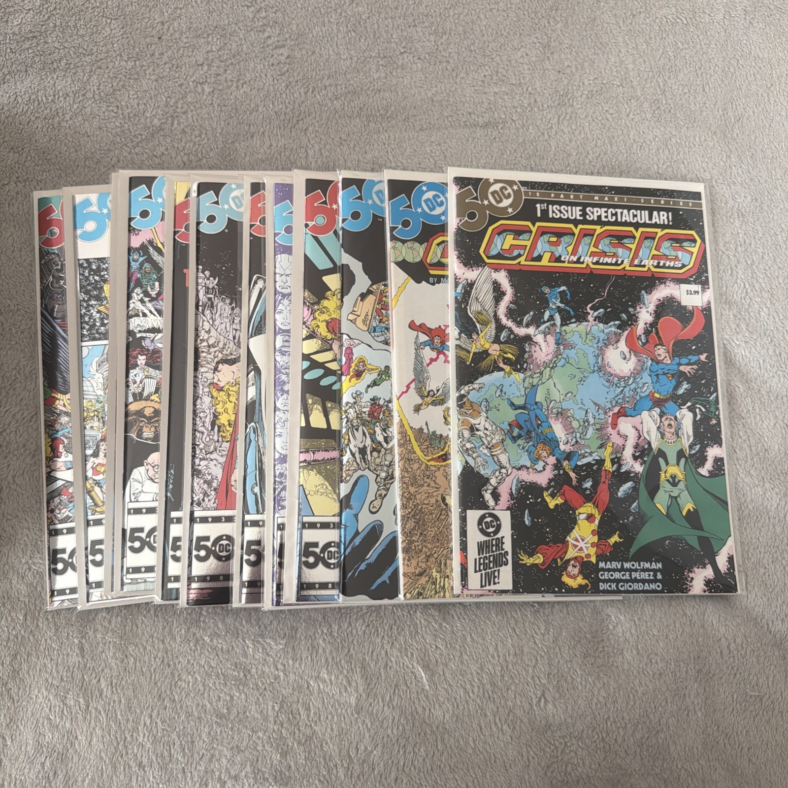 CRISIS ON INFINITE EARTHS #1-12 Full Set  Facsimile DC Comics 2024 