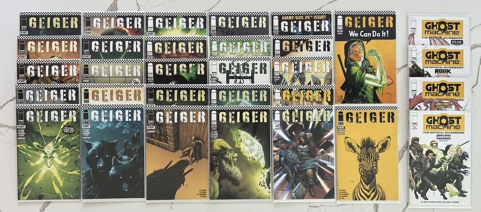 Geiger #1-25 Complete Run + Variants NM Ghost Machine Image Comics Geoff Johns ☢