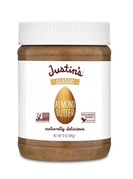 Justin's Classic Almond Butter, 12 oz Jar