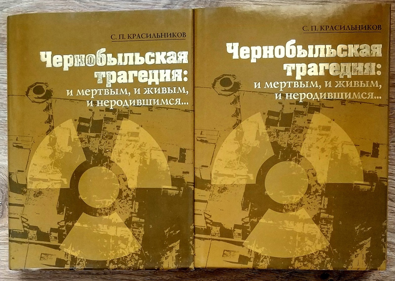 Rare Chernobyl Disaster 2 Vol Book Set Pripyat USSR Nuclear Ukraine HC