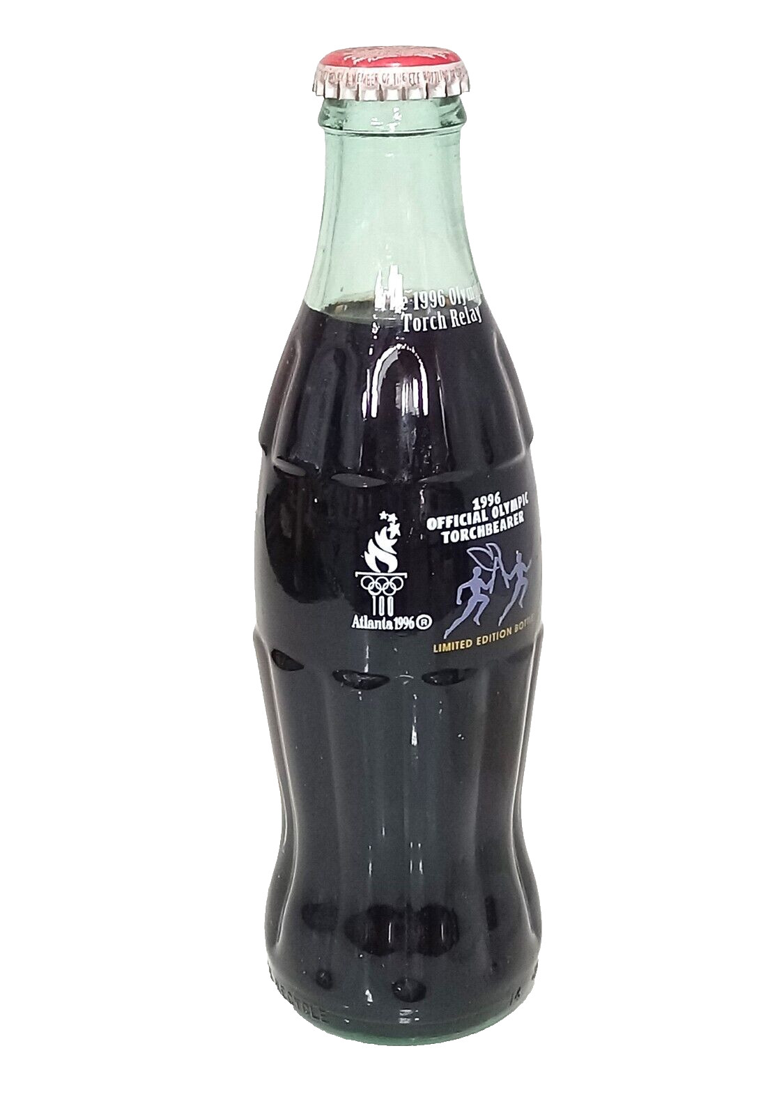 Vintage 1996 COCA-COLA Olympic Games ATLANTA Bottle w/CAP COLLECTIBLE, NO DRINK