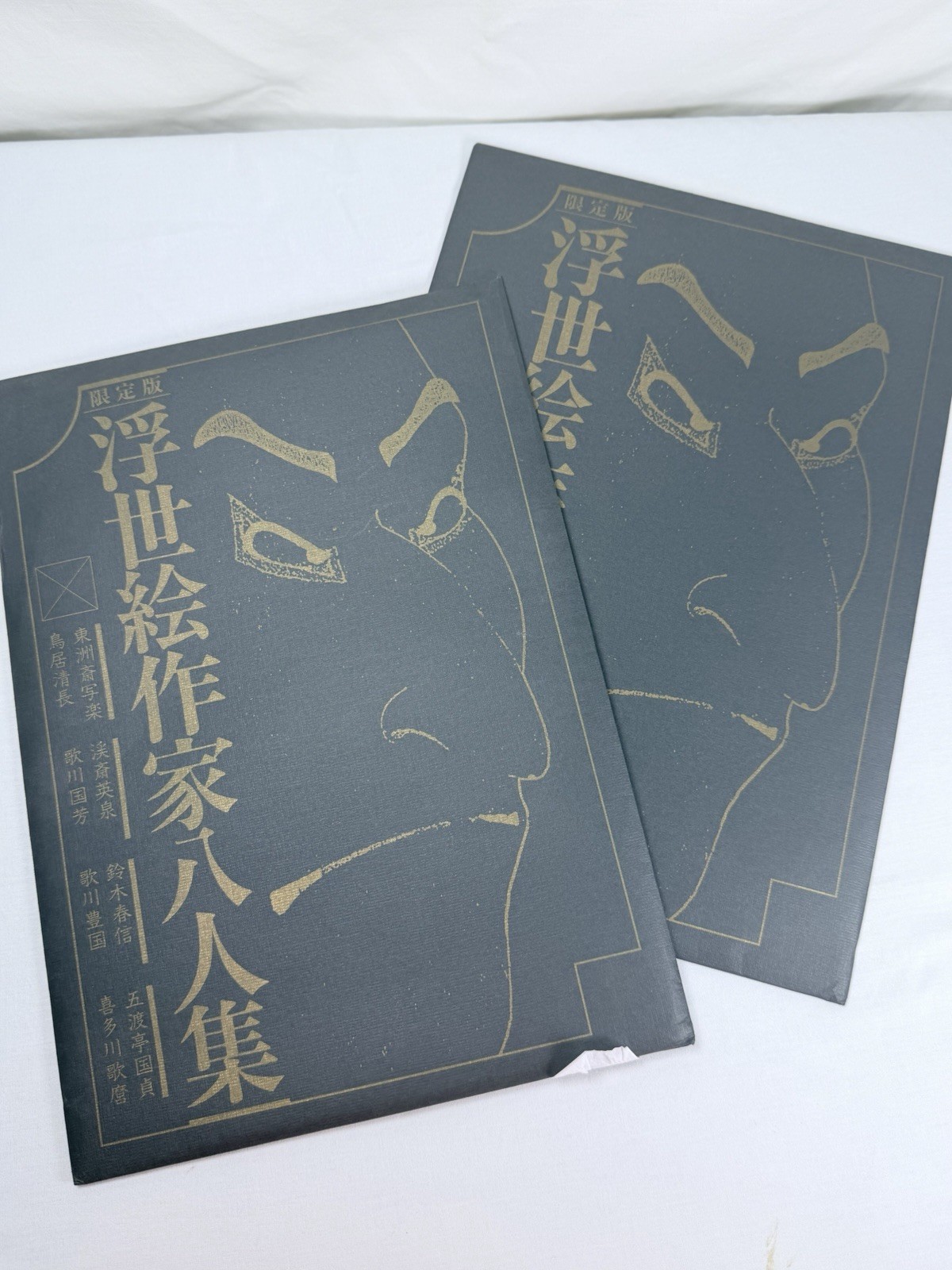 Vintage Japanese Ukiyo-e 8 Artist Print Portfolio Unsodo Met Museum Art