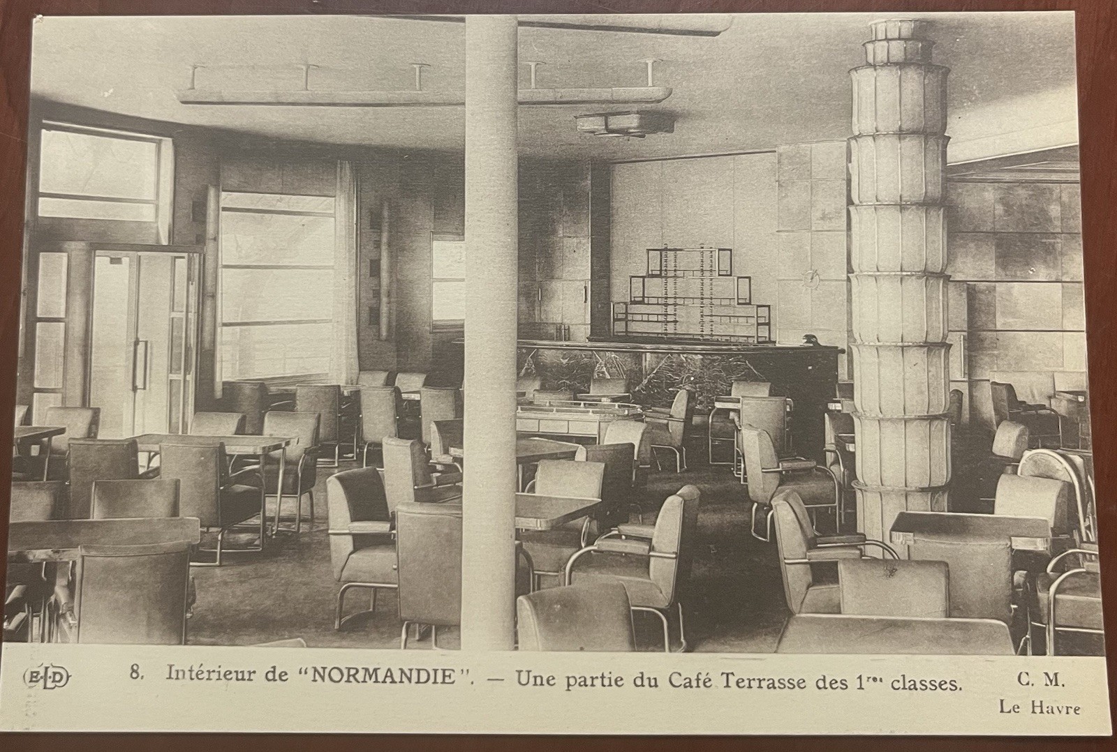 Interior Postcards of The Normandie