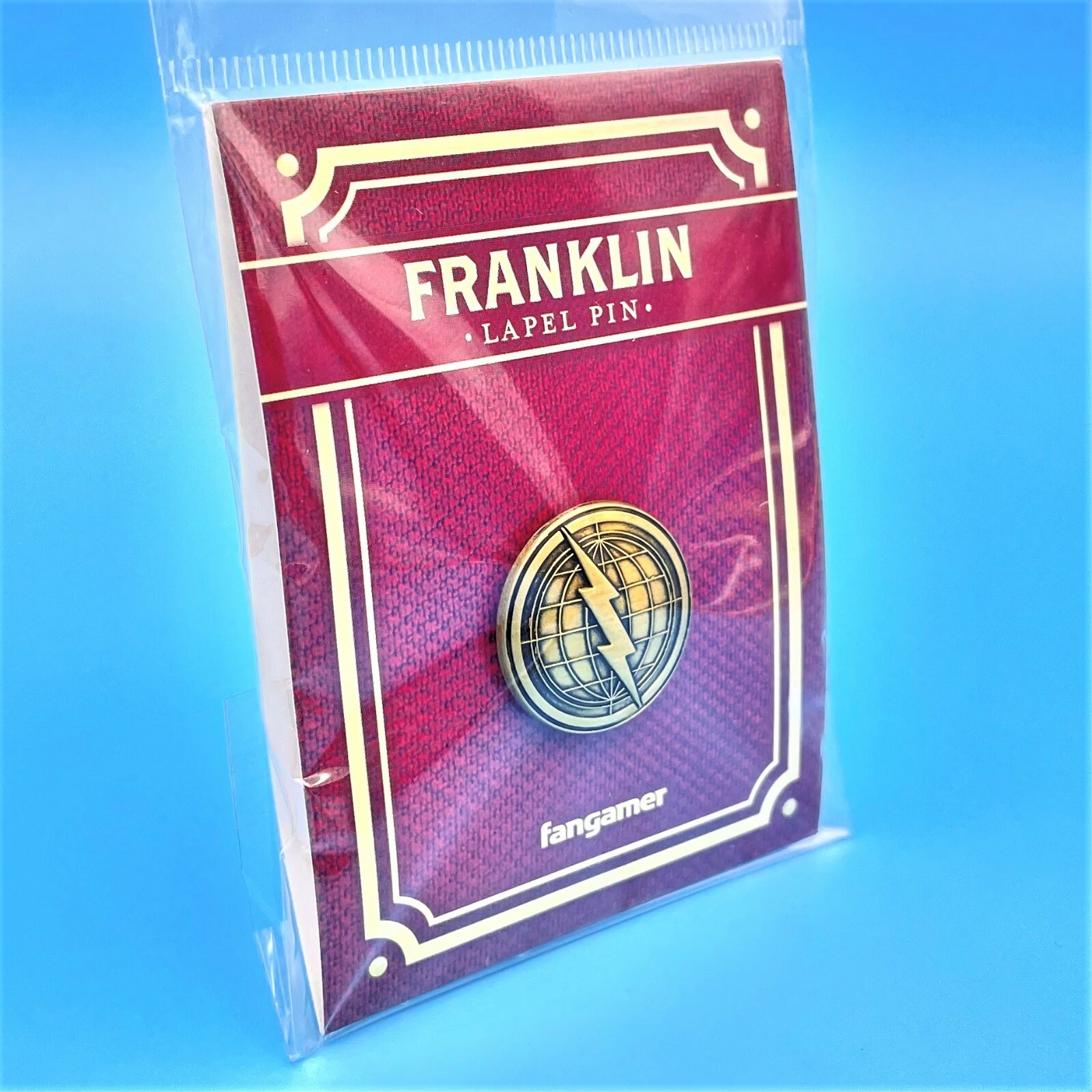 Mother 1 2 3 Earthbound Courage Badge Lapel Pin (Franklin Badge) Antique Bronze