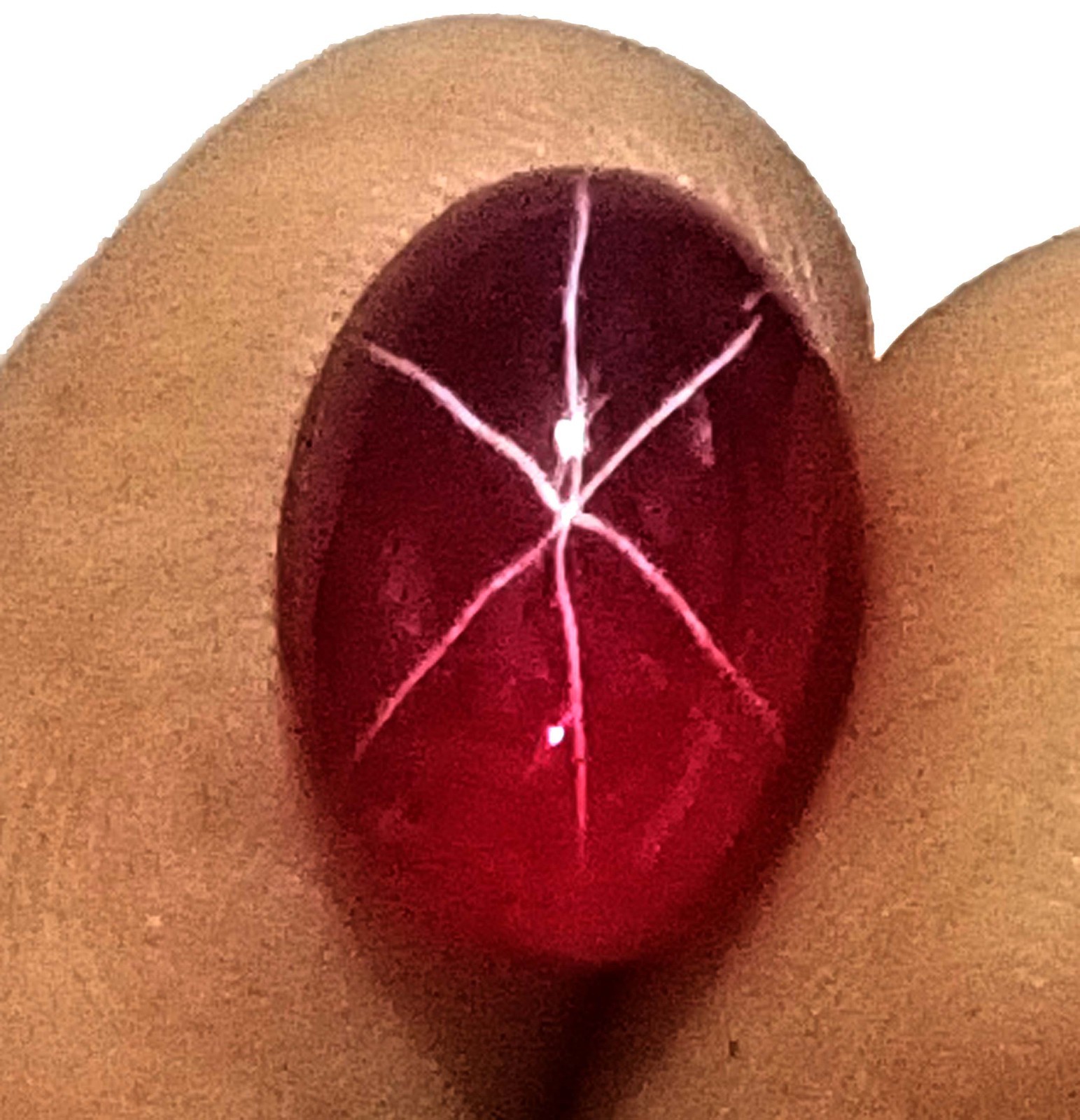 9 Ct Natural Mozambique Flawless Blood Red Star Ruby Oval Loose Gemstone 6GHH