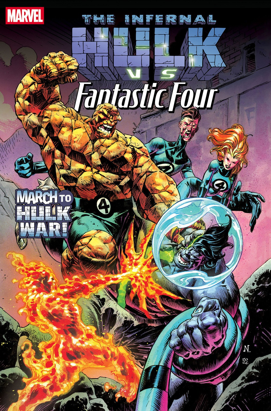 Infernal Hulk Vs. Fantastic Four #1 CVR A Cover Variant Pre Order 10/14/26