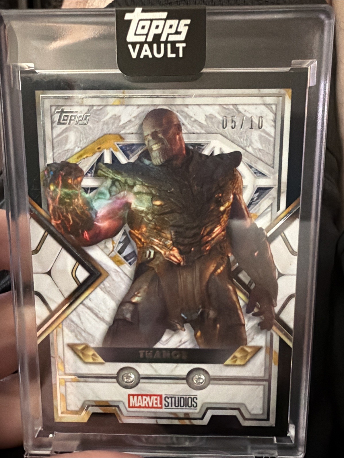 2026 Topps Marvel Vault Thanos Dual Diamonds 6/10 Infinity Stones MD-37 Black