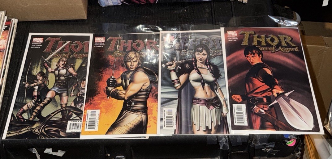 Thor Son of Asgard #1-4 Yoshida Four Book Lot 2004