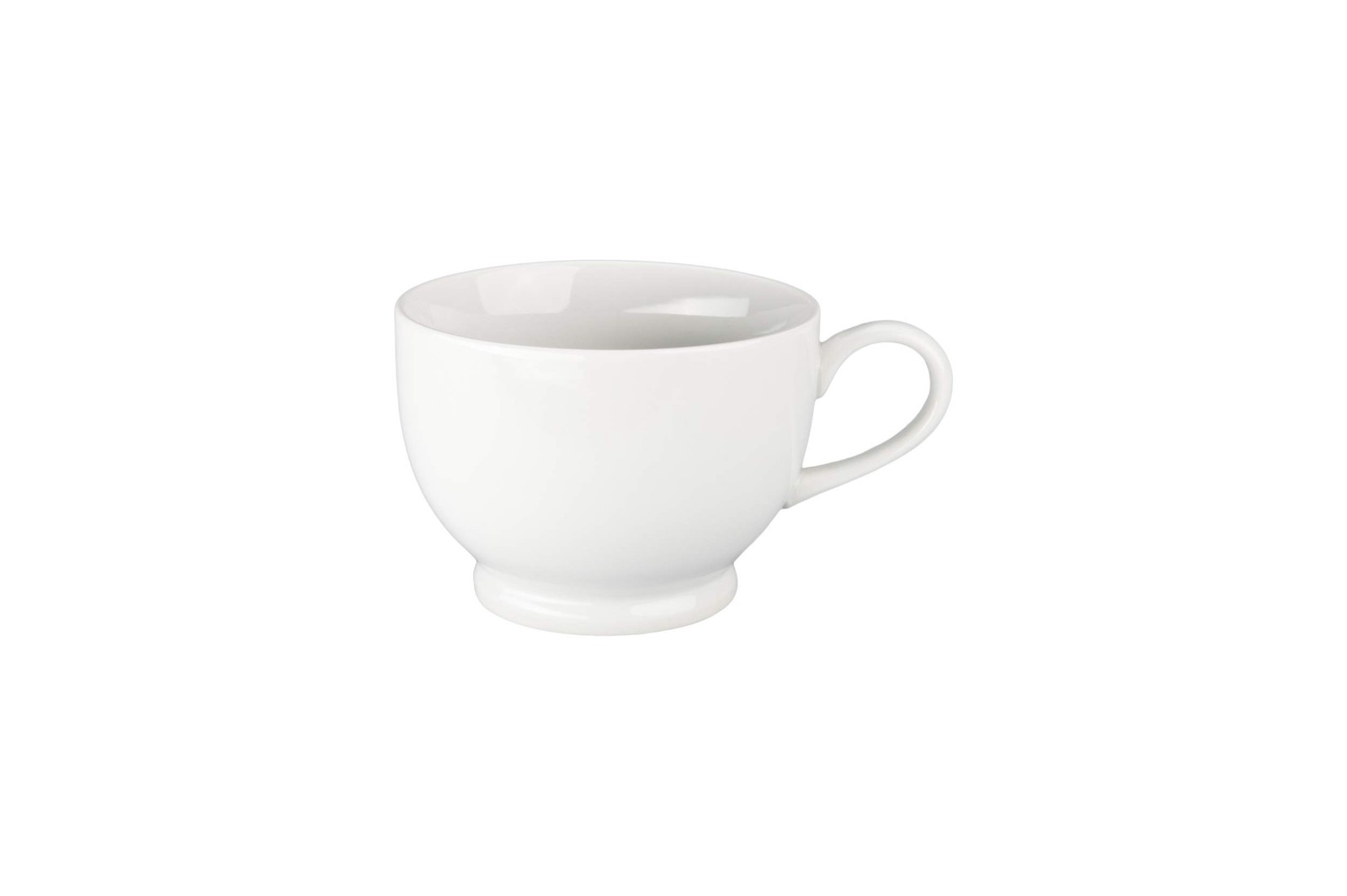 BIA Cordon Bleu 901018S4SIOC Porcelain Mugs Footed Latte Mug, Set of 4, 17 Oz.