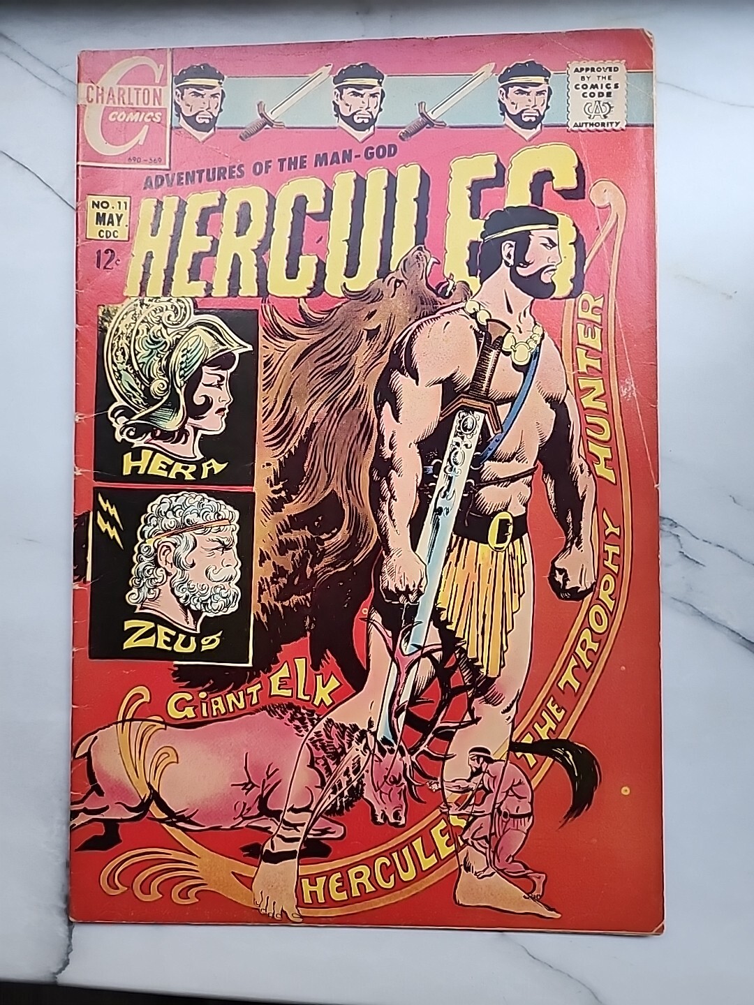 Hercules 11 Charlton Comics 12 Cent 
