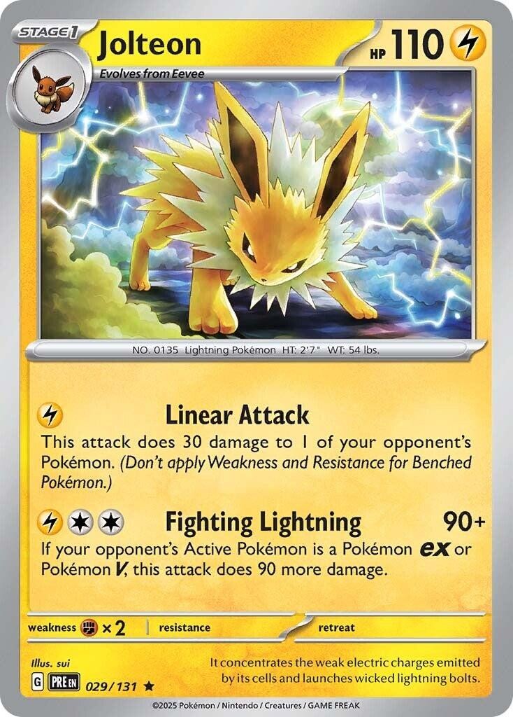Jolteon Holofoil [PRE - 029/131]